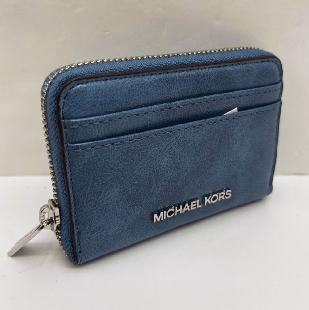 NWT Michael Kors Blue Wallet